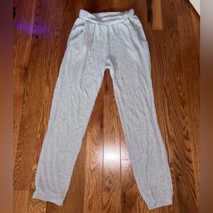 Soft Style Rack Light Gray Knit Joggers